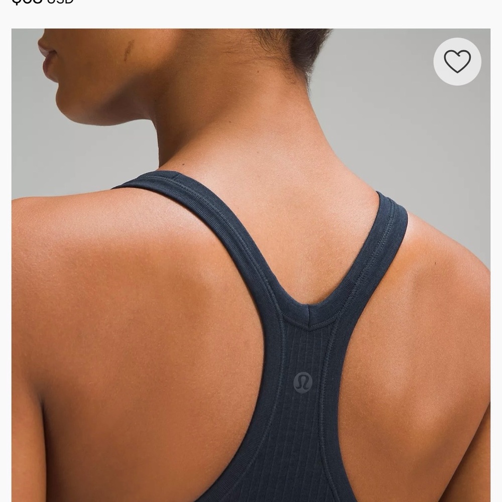Lululemon Navy Blue Racerback Tank Top - Picture 1 of 3